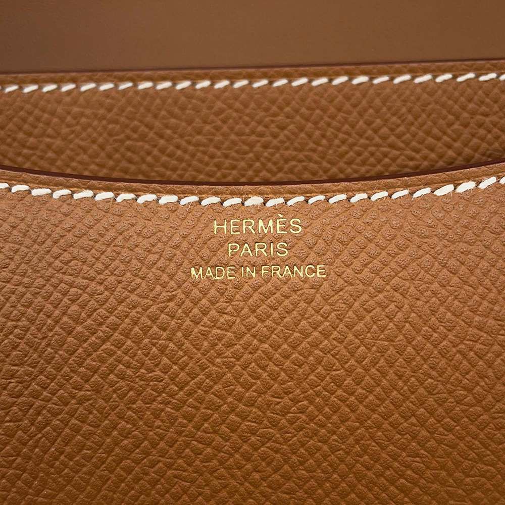 エルメス ミニ コンスタンス3 ミロワール ゴールド/ピンクゴールド金具 ヴォーエプソン U刻印