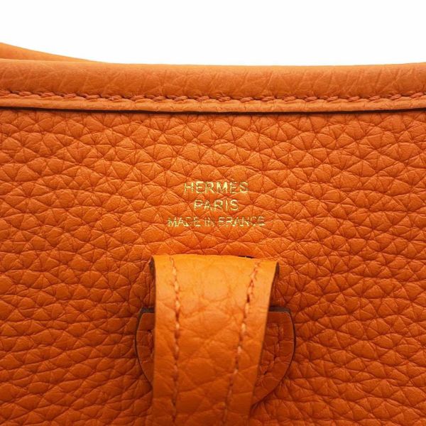 エルメス エブリンTPM アマゾン オレンジ/ゴールド金具 トリヨンクレマンス W刻印 HERMES