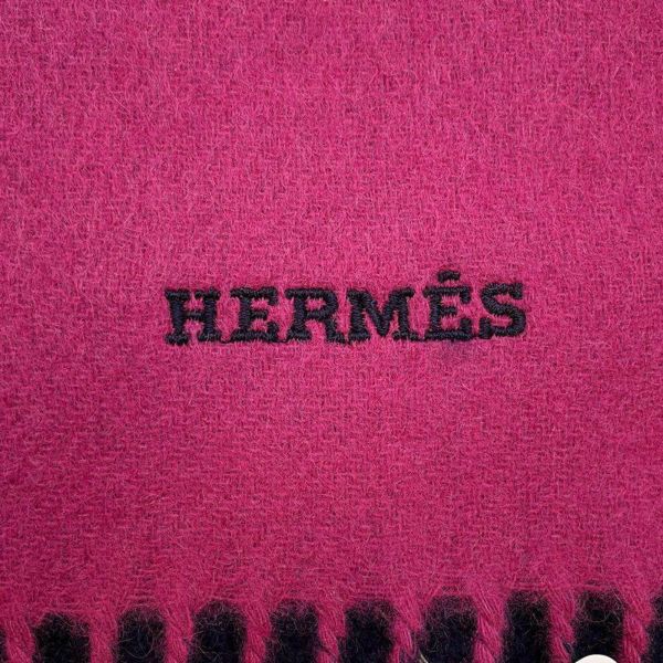 エルメス マフラー レクトヴェルソ カシミア バイカラー HERMES ストール