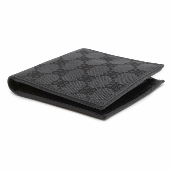 バレンシアガ 二つ折り財布 グッチコラボ ザ ハッカー プロジェクト 680430 BALENCIAGA GUCCI 財布 黒