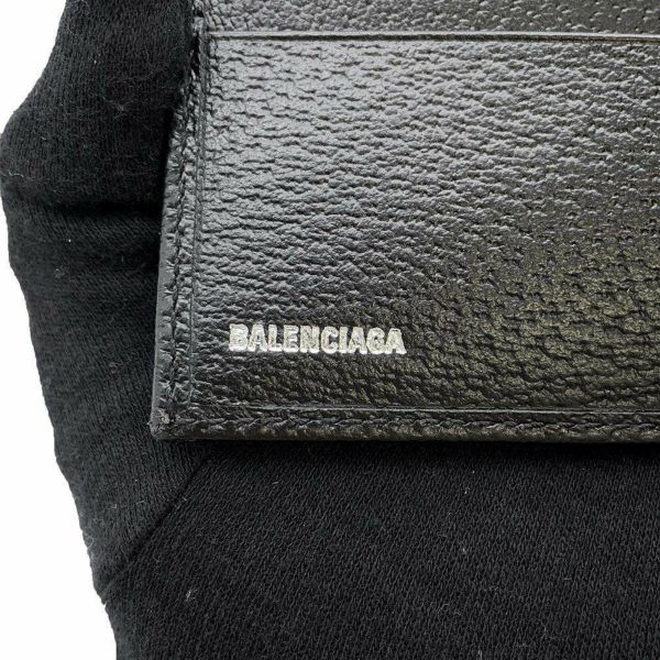 バレンシアガ 二つ折り財布 グッチコラボ ザ ハッカー プロジェクト 680430 BALENCIAGA GUCCI 財布 黒