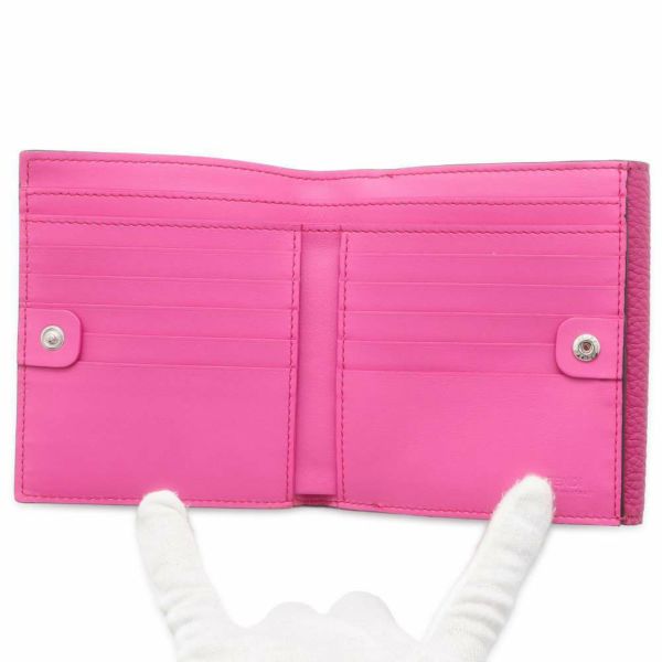 フェンディ 二つ折り財布 ピーカブー セレリア コンパクトウォレット レザー 8M0438 FENDI 財布