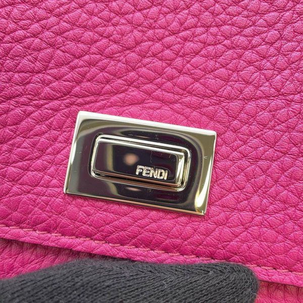 フェンディ 二つ折り財布 ピーカブー セレリア コンパクトウォレット レザー 8M0438 FENDI 財布