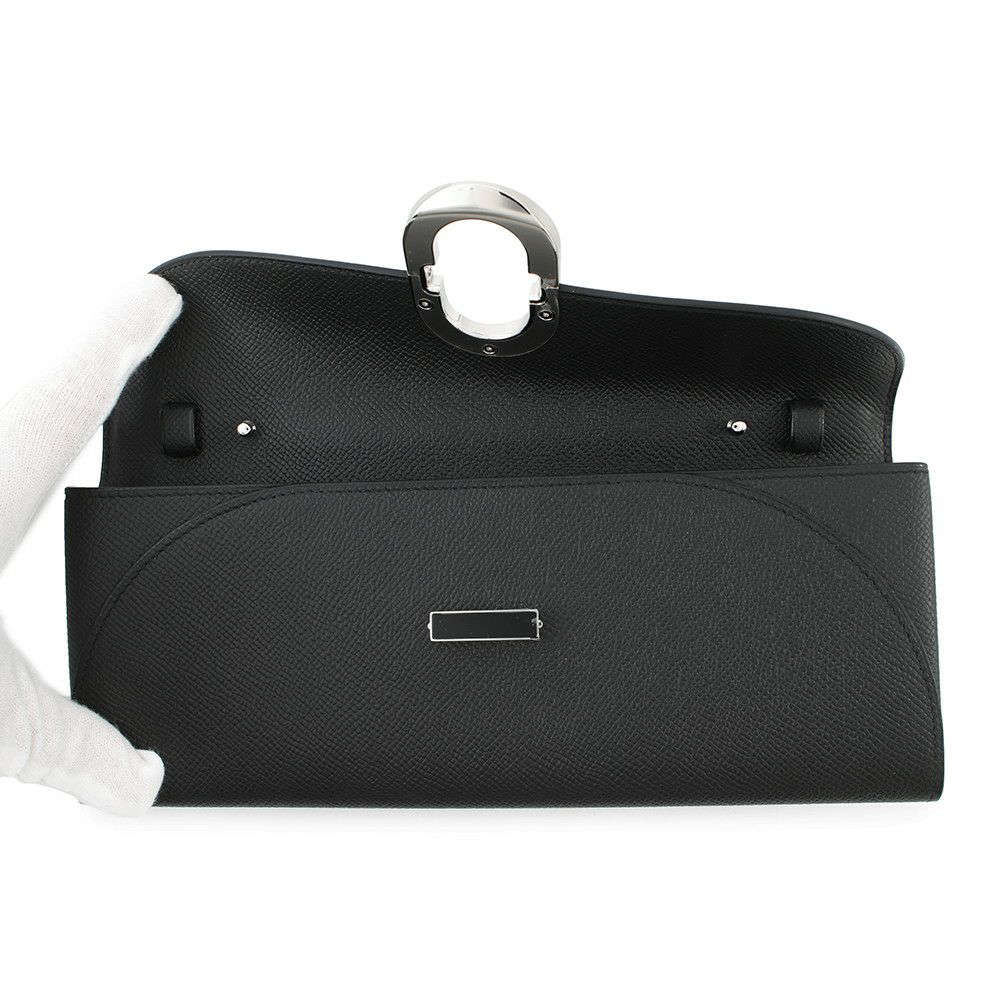 エルメス 長財布 シェーヌダンクル マイヨン トゥーゴー ブラック/ブラック金具 エプソン W刻印 エルメス 財布 黒