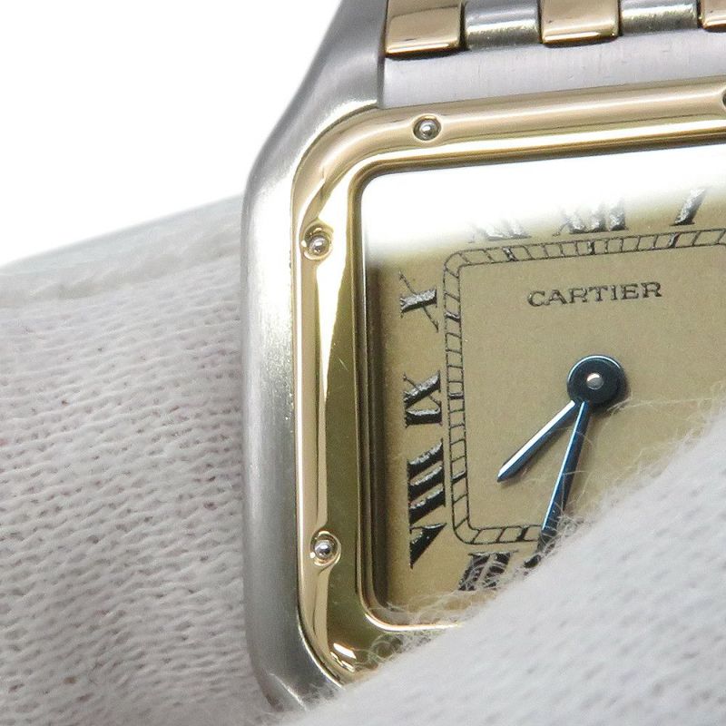 カルティエ パンテール 3ロウ SM Cartier 腕時計 アイボリー文字盤 クォーツ