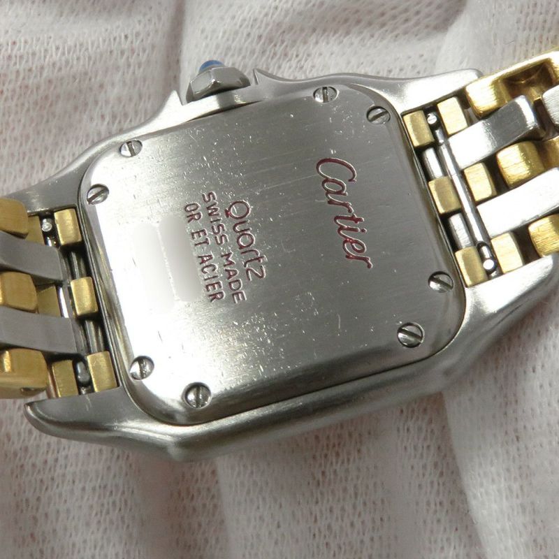 カルティエ パンテール 3ロウ SM Cartier 腕時計 アイボリー文字盤 クォーツ