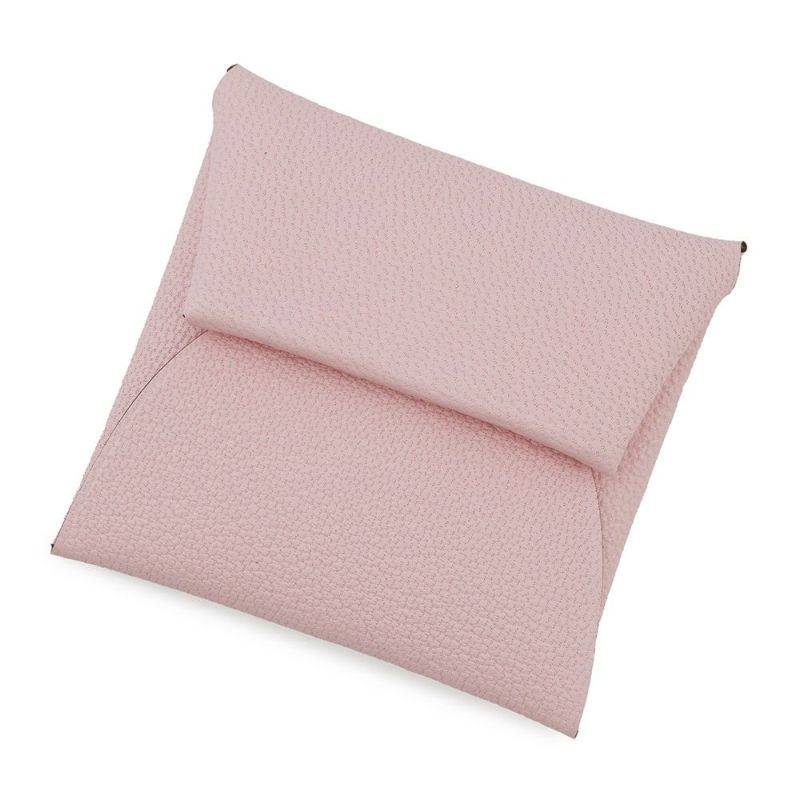 エルメス コインケース バスティア ローズサクラ シェブルミゾル W刻印 HERMES 小銭入れ