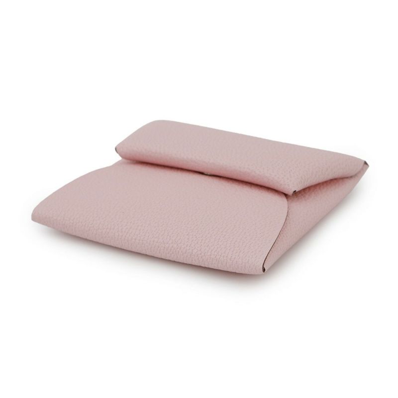 エルメス コインケース バスティア ローズサクラ シェブルミゾル W刻印 HERMES 小銭入れ