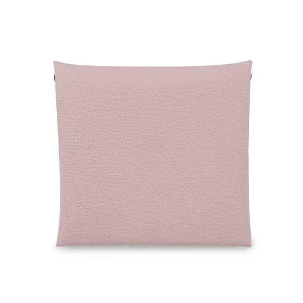 エルメス コインケース バスティア ローズサクラ シェブルミゾル W刻印 HERMES 小銭入れ