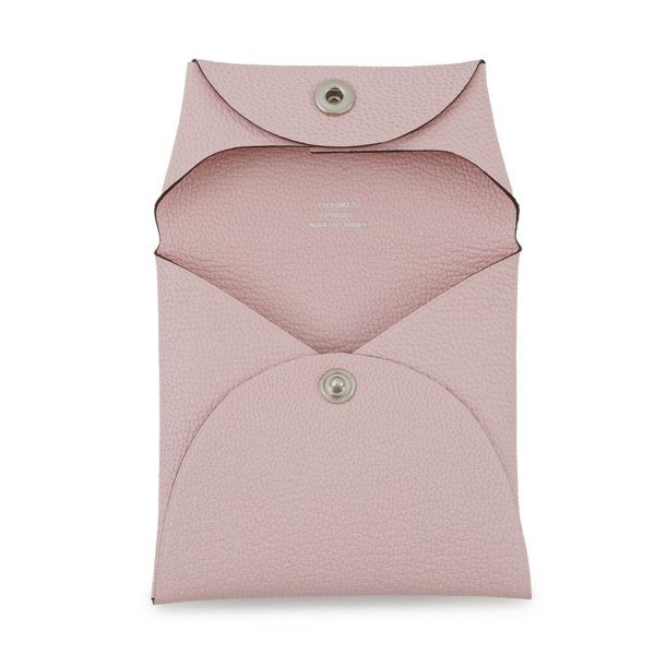 エルメス コインケース バスティア ローズサクラ シェブルミゾル W刻印