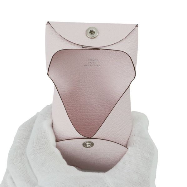 エルメス コインケース バスティア ローズダーリン シェブルミゾル W刻印 HERMES 小銭入れ