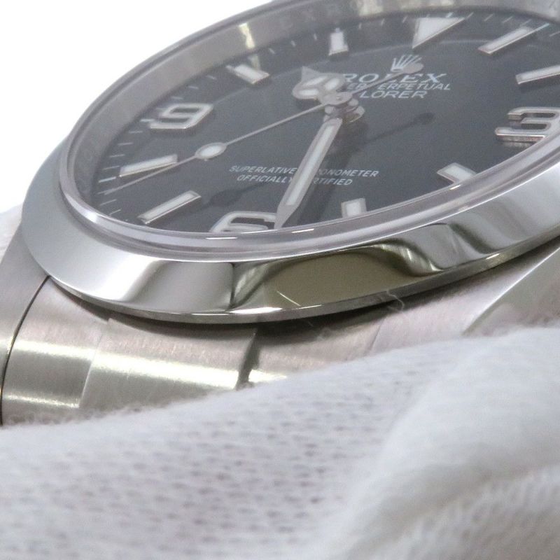 ロレックス エクスプローラー1 40 ランダムシリアル ルーレット 224270 ROLEX 腕時計 黒文字盤