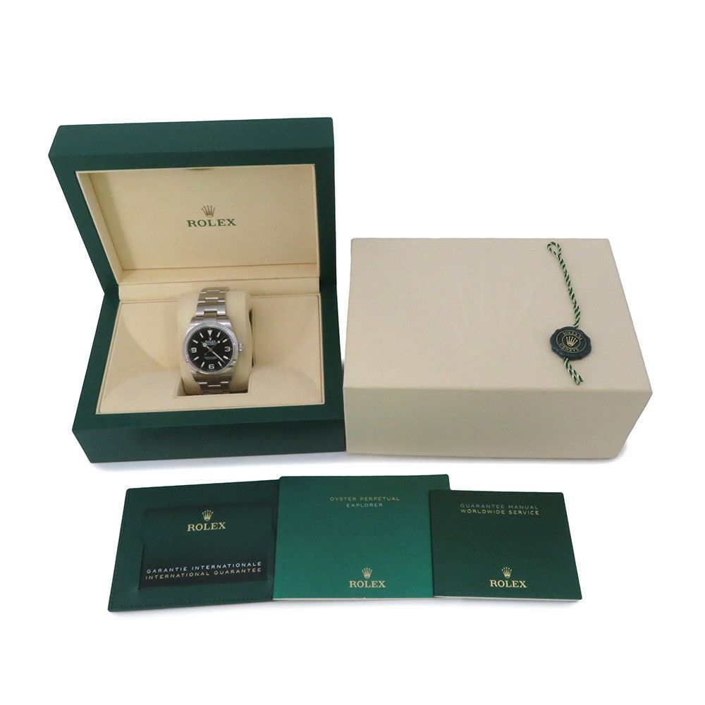 ロレックス エクスプローラー1 40 ランダムシリアル ルーレット 224270 ROLEX 腕時計 黒文字盤