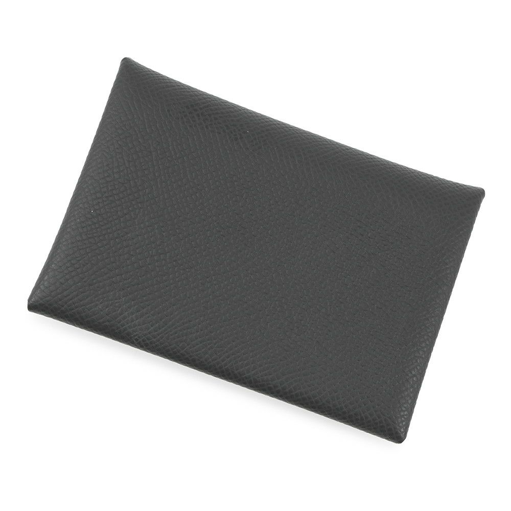 エルメス コインケース カルヴィ デュオ ヴェールマングローブ/シルバー金具 エプソン W刻印 財布