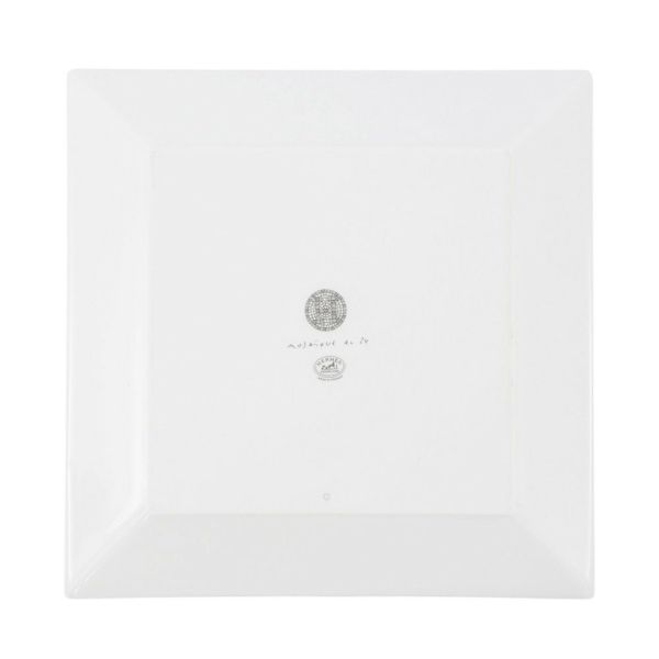 エルメス プレート ポーセリン モザイク 24 プラチナ ヴァンキャトル HERMES 食器 皿 トレー