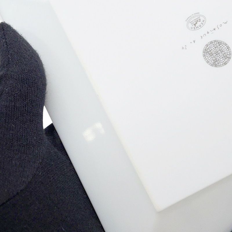 エルメス プレート ポーセリン モザイク 24 プラチナ ヴァンキャトル HERMES 食器 皿 トレー