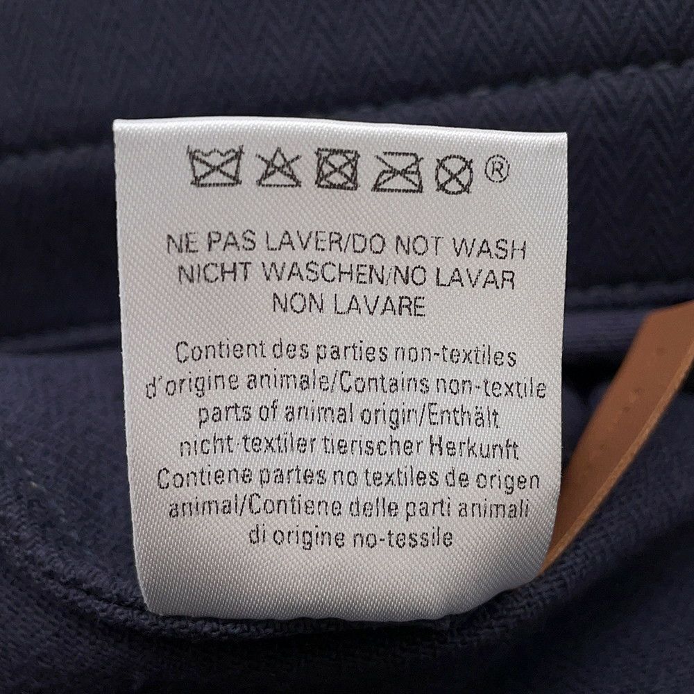 エルメス ショルダーバッグ サック アリーヌMM ブルーインディゴ/ゴールド/シルバー金具 トワルシェブロン K刻印