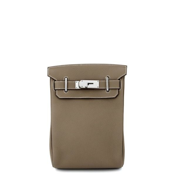 エルメス ボディバッグ ケリー アッカドPM エトゥープ/シルバー金具 トゴ W刻印 HERMES メンズ