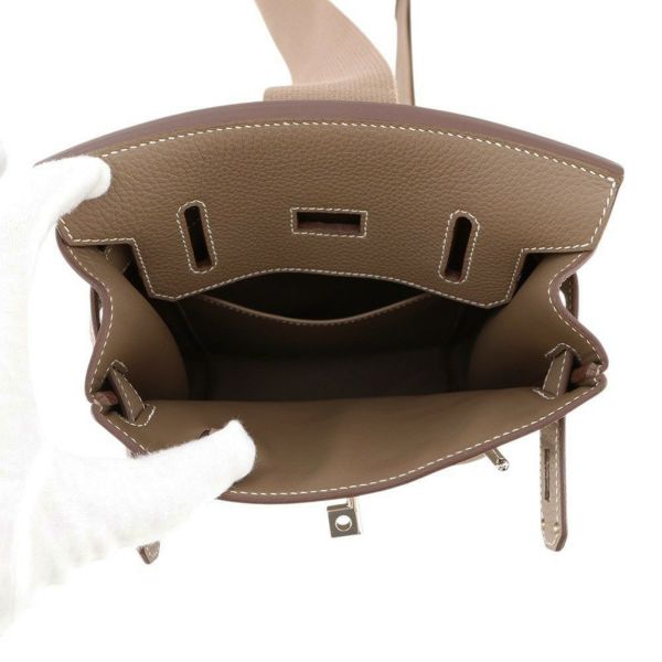 エルメス ボディバッグ ケリー アッカドPM エトゥープ/シルバー金具 トゴ W刻印 HERMES メンズ