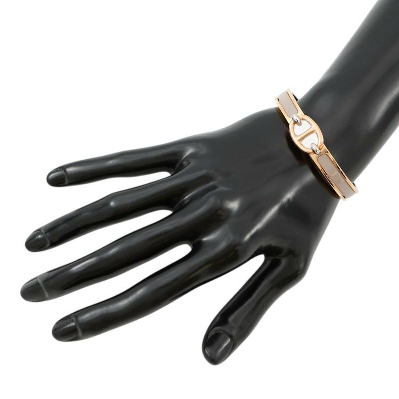 エルメス ブレスレット シェーヌダンクル ミニクリック PM マロングラッセ/ピンクゴールド金具