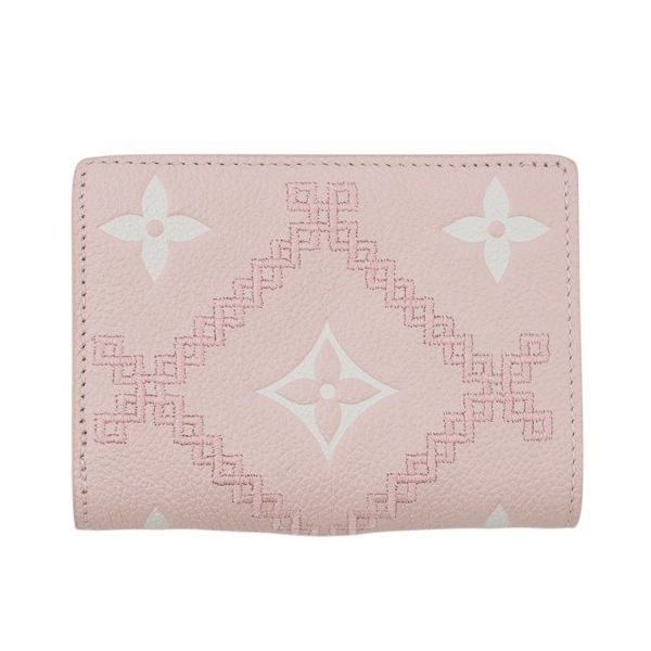 ルイヴィトン 二つ折り財布 モノグラム・アンプラント ブロデリー ポルトフォイユ・クレア M81212 LOUIS VUITTON