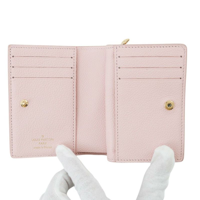 ルイヴィトン 二つ折り財布 モノグラム・アンプラント ブロデリー ポルトフォイユ・クレア M81212 LOUIS VUITTON