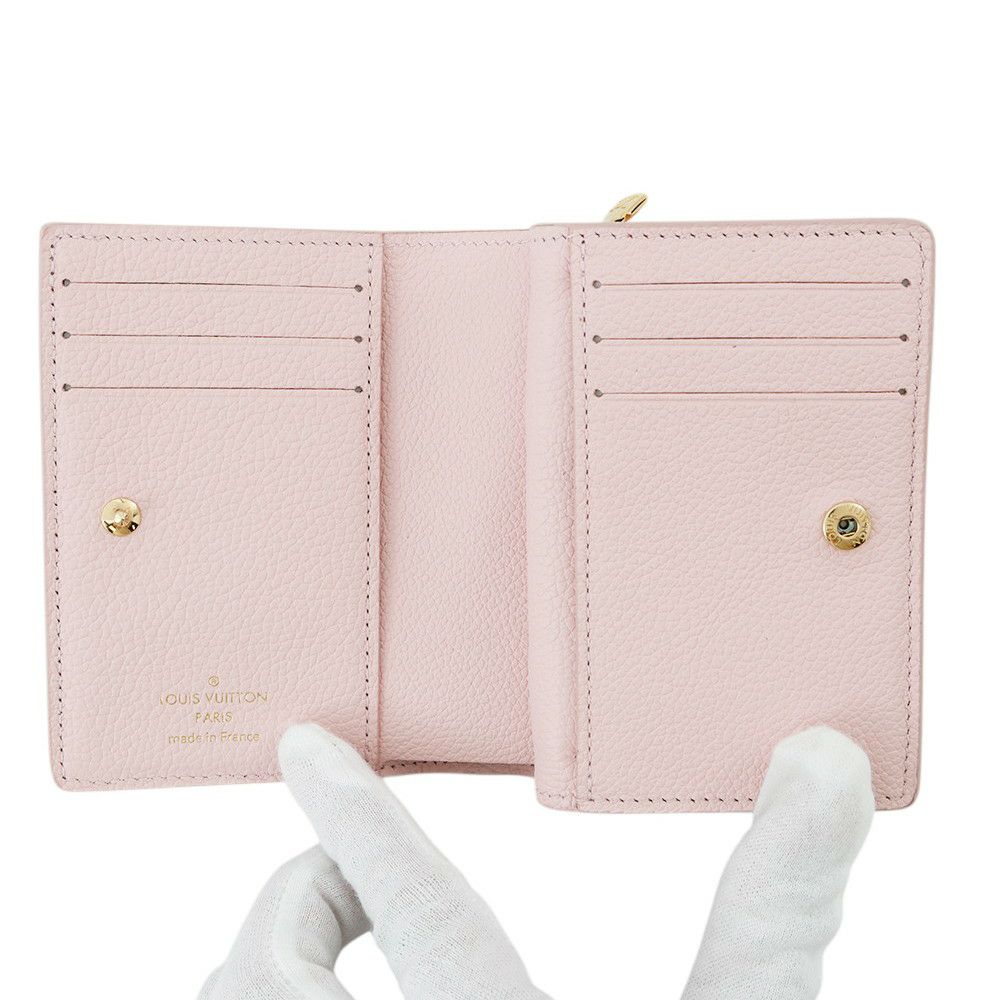 ルイヴィトン 二つ折り財布 モノグラム・アンプラント ブロデリー ポルトフォイユ・クレア M81212 LOUIS VUITTON