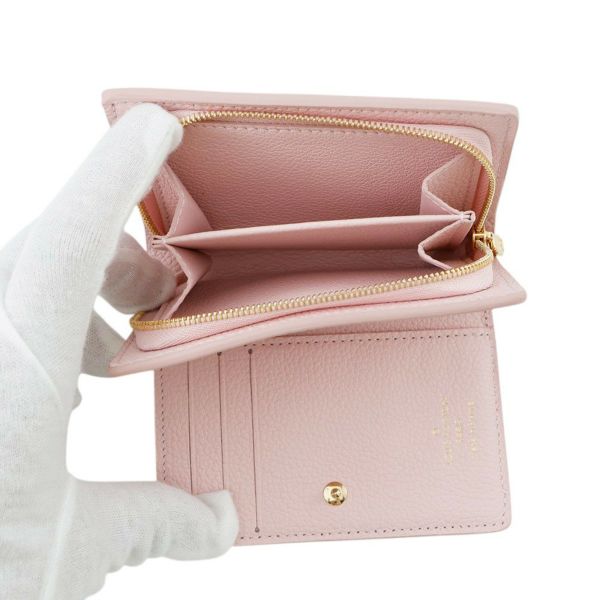 ルイヴィトン 二つ折り財布 モノグラム・アンプラント ブロデリー ポルトフォイユ・クレア M81212 LOUIS VUITTON