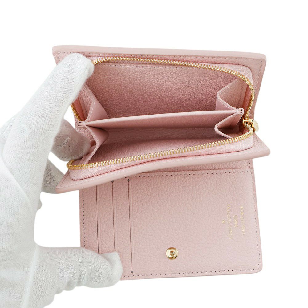 ルイヴィトン 二つ折り財布 モノグラム・アンプラント ブロデリー ポルトフォイユ・クレア M81212 LOUIS VUITTON