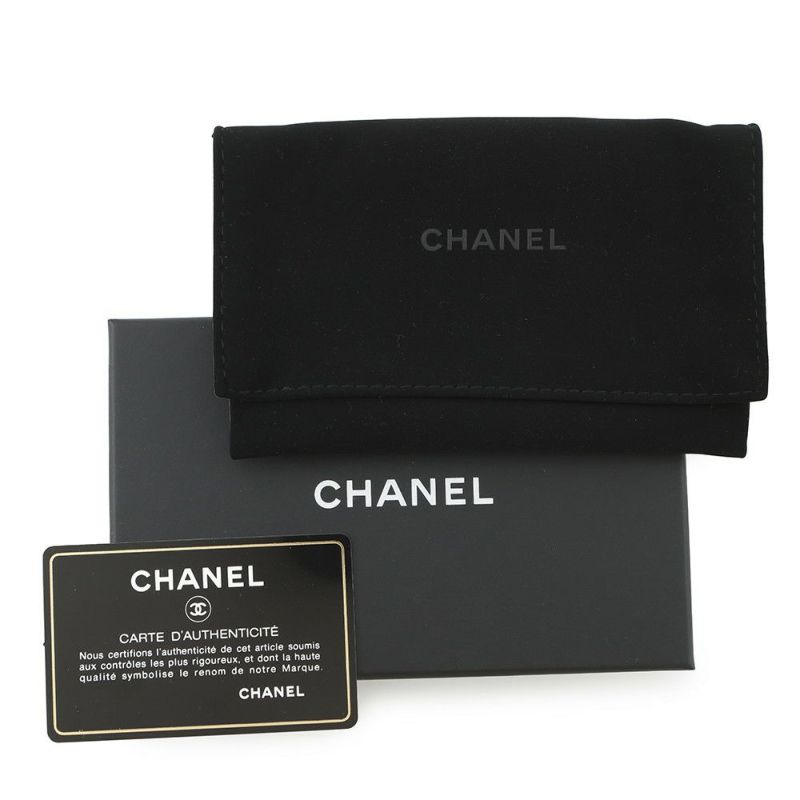 シャネル カードケース クラシック マトラッセ ココマーク キャビアスキン AP0213 CHANEL 定期入れ 名刺入れ パスケース 黒