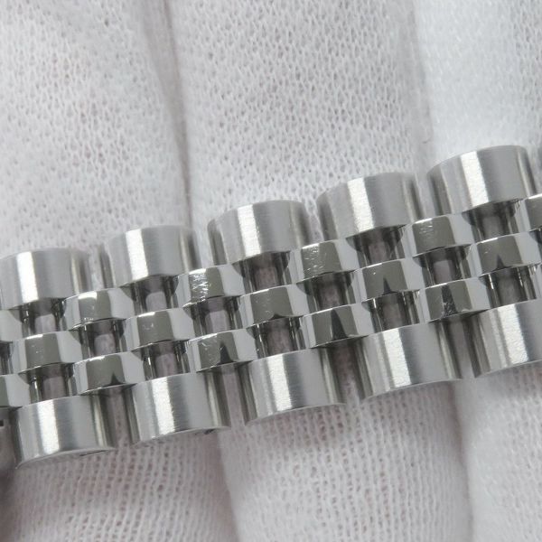 ロレックス デイトジャスト26 SS/K18WGホワイトゴールド 10Pダイヤ 179174G 腕時計 ピンクゴールドクリスタル文字盤