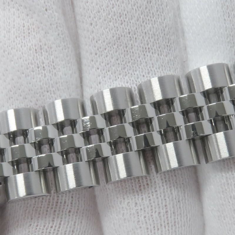 ロレックス デイトジャスト26 SS/K18WGホワイトゴールド 10Pダイヤ 179174G 腕時計 ピンクゴールドクリスタル文字盤