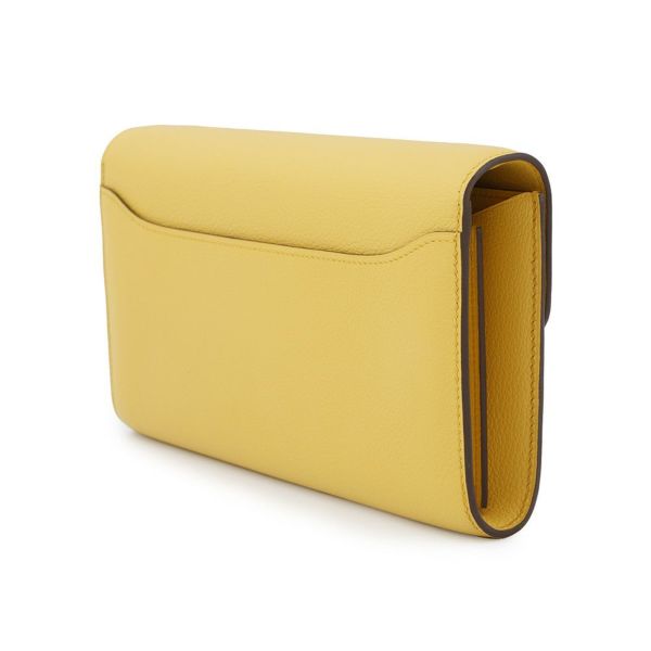 エルメス 長財布 コンスタンス トゥーゴー ロング サン/シルバー金具 エバーカラー W刻印 財布