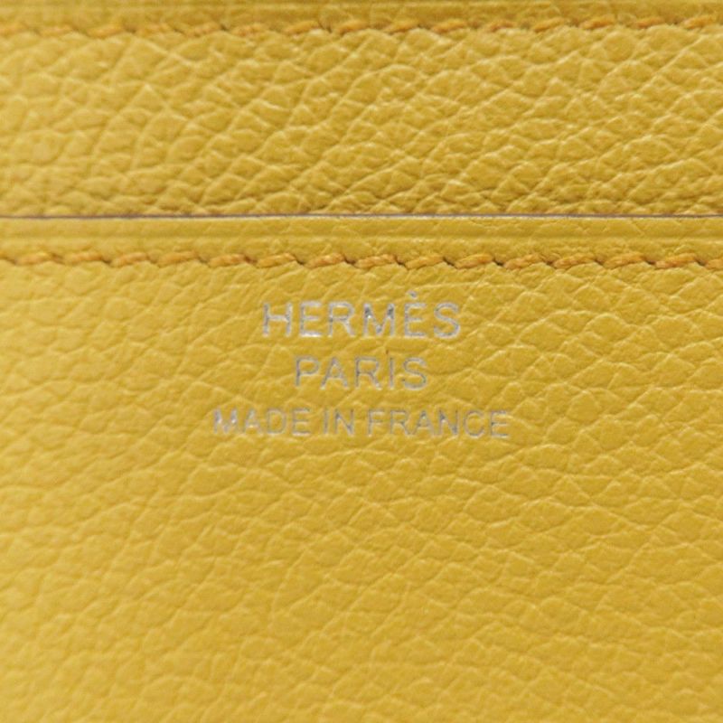 エルメス 長財布 コンスタンス トゥーゴー ロング サン/シルバー金具 エバーカラー W刻印 財布