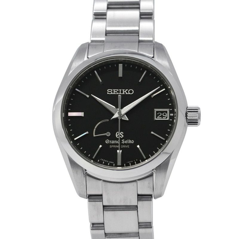 セイコー グランドセイコー スプリングドライブ パワーリザーブ マスターショップ限定 SBGA085  黒文字盤