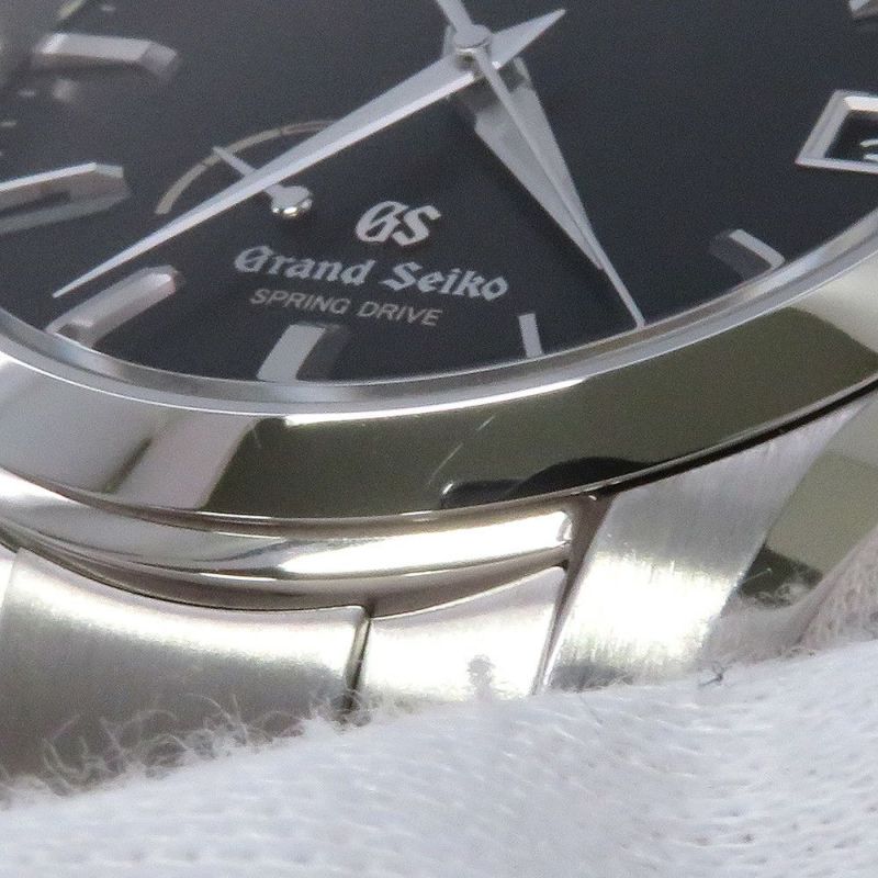 セイコー グランドセイコー スプリングドライブ パワーリザーブ マスターショップ限定 SBGA085  黒文字盤