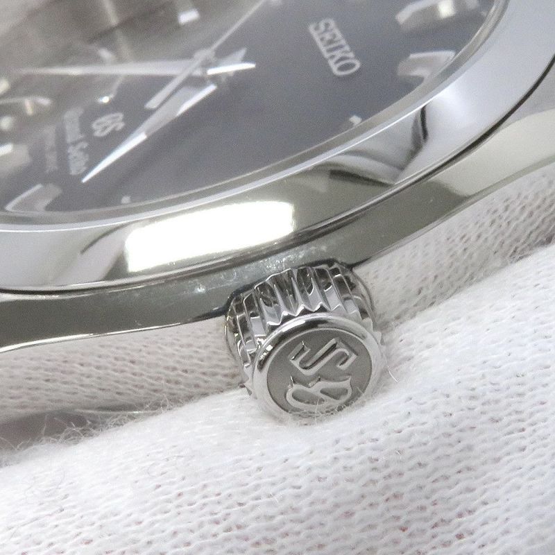 セイコー グランドセイコー スプリングドライブ パワーリザーブ マスターショップ限定 SBGA085  黒文字盤