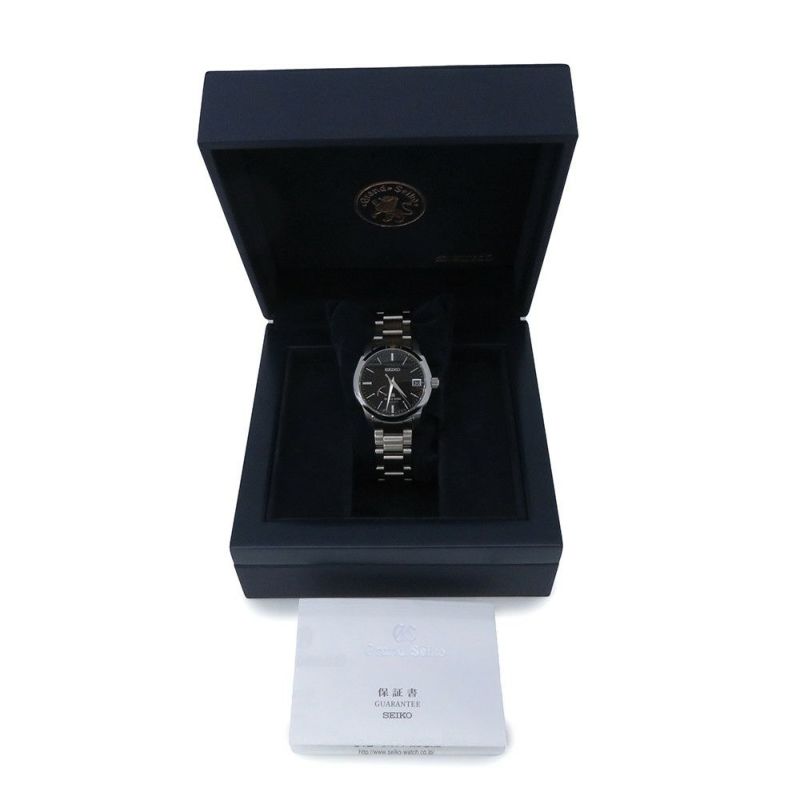 セイコー グランドセイコー スプリングドライブ パワーリザーブ マスターショップ限定 SBGA085  黒文字盤