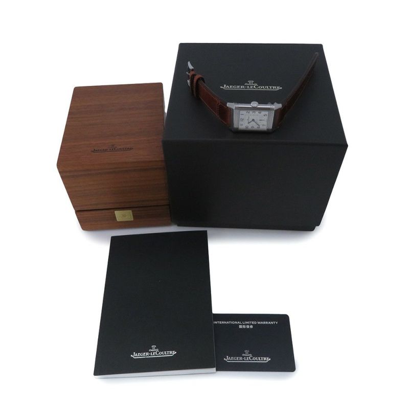 ジャガールクルト レベルソ クラシック ラージ スモールセコンド Q3858522 JAEGER-LECOULTRE シルバー文字盤