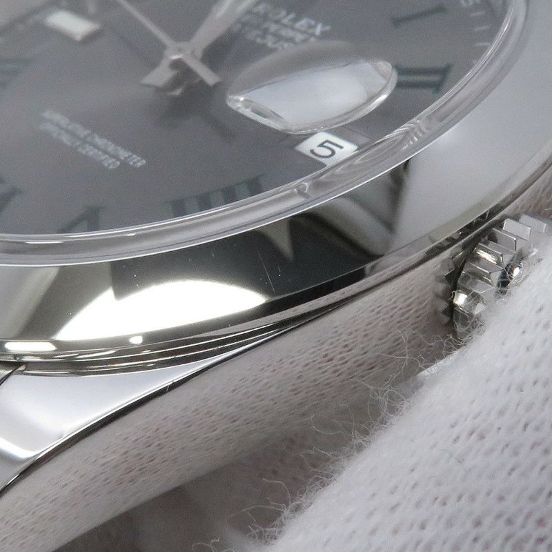 ロレックス デイトジャスト41 ランダムシリアル ルーレット 126300 ROLEX 腕時計 スレート文字盤