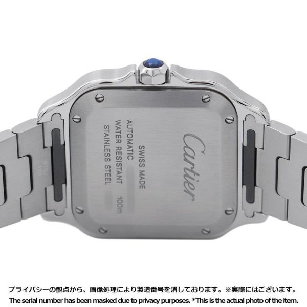 カルティエ サントス ドゥ カルティエ MM WSSA0029 Cartier 腕時計 シルバー文字盤