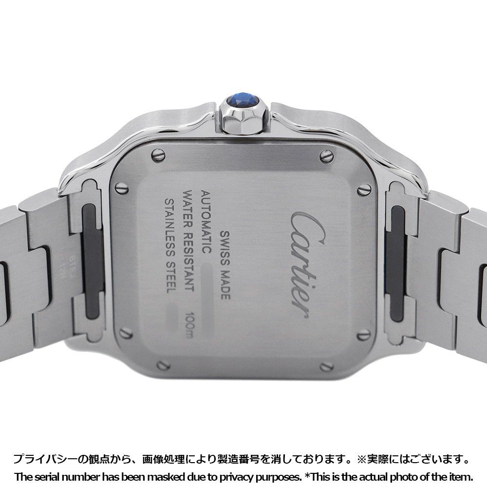 カルティエ サントス ドゥ カルティエ MM WSSA0029 Cartier 腕時計 シルバー文字盤