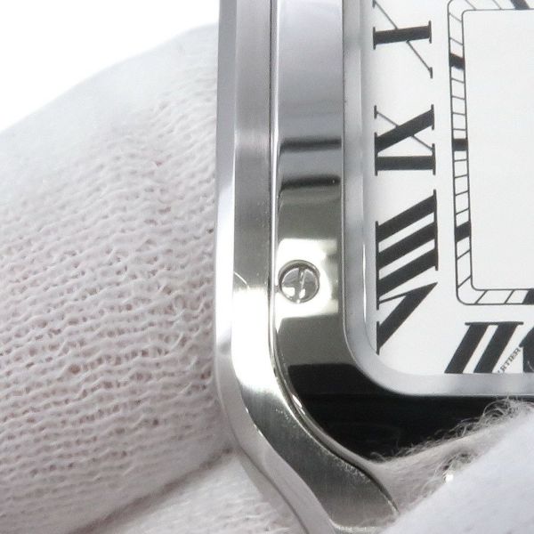 カルティエ サントス ドゥ カルティエ MM WSSA0029 Cartier 腕時計 シルバー文字盤
