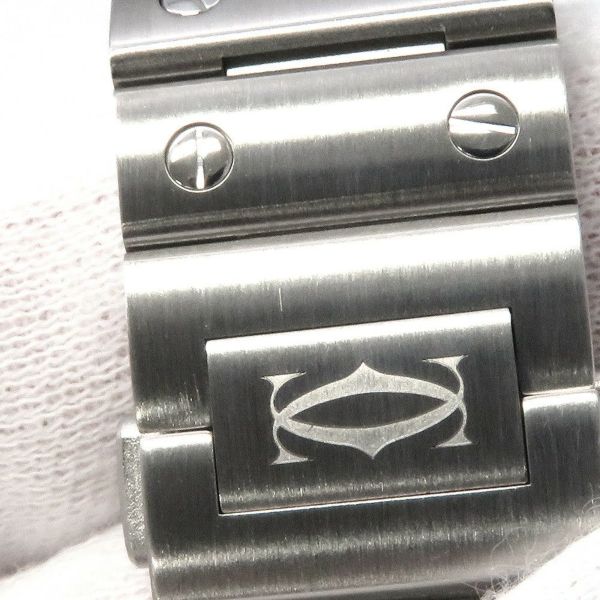 カルティエ サントス ドゥ カルティエ MM WSSA0029 Cartier 腕時計 シルバー文字盤