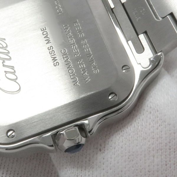 カルティエ サントス ドゥ カルティエ MM WSSA0029 Cartier 腕時計 シルバー文字盤