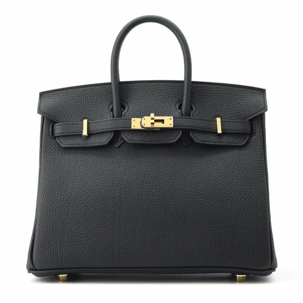 エルメス バーキン25 ブラック/ゴールド金具 トゴ B刻印 HERMES Birkin ハンドバッグ