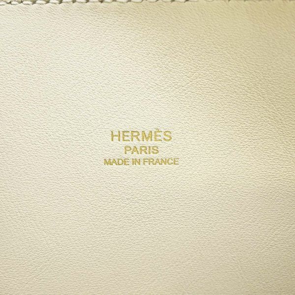 エルメス ボリード1923 25 クレ/ゴールド金具 ヴォーエプソン W刻印 HERMES 2wayショルダー