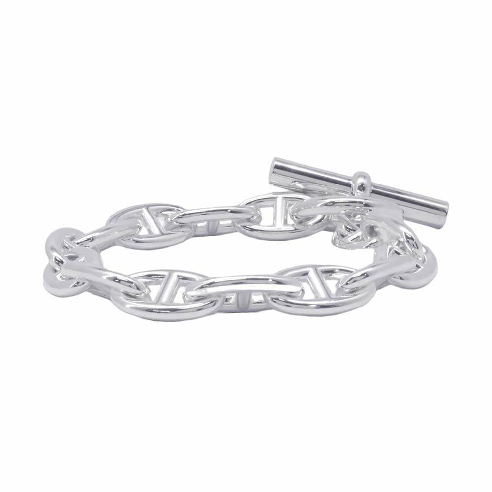 エルメス ブレスレット シェーヌダンクルGM 14コマ SV925シルバー HERMES ジュエリー