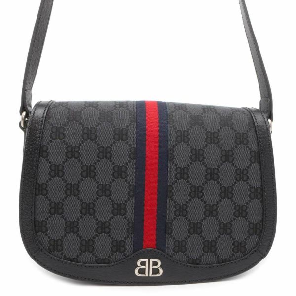 バレンシアガ ショルダーバッグ ザ・ハッカープロジェクト 680121 BALENCIAGA GUCCI コラボ 黒 |  中古・新品ブランド販売ギャラリーレア公式通販