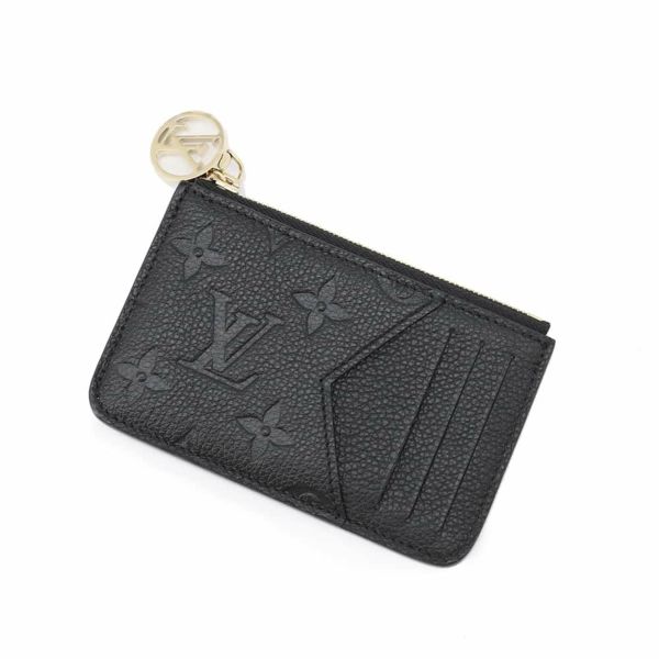 ルイヴィトン カードケース モノグラム・アンプラント ポルト カルト・ロミー M81883 LOUIS VUITTON ブラック 黒 小銭入れ